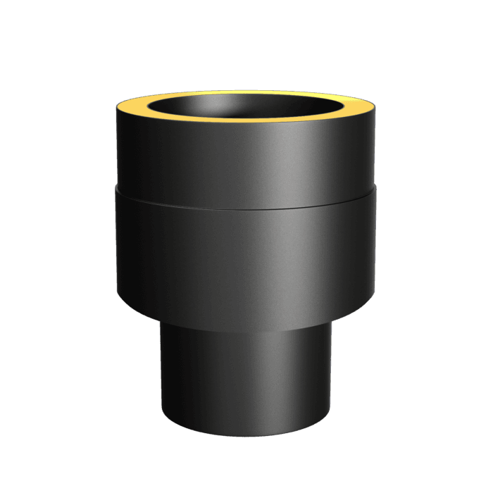 Halvisolert adaptor fra ovn til pipe - Norvai - Bilde 1