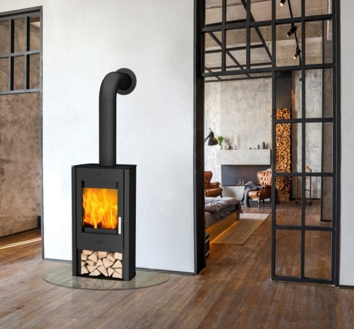 Fireplace By Norvai - TUVALU STÅL - Frittstående - Bilde 3