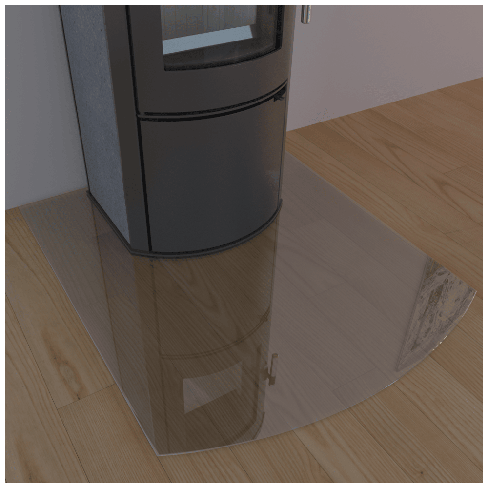 PS/MADRIT Gulvplate i glass MADRIT 85×100 cm - Bilde 1