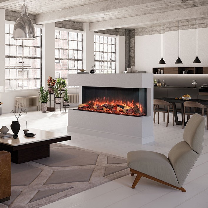 Avanti-150RE PANORAMA 1.4 KVADRAT Stovax/Gazco - AVANTI - Elektrisk innsats - Bilde 1